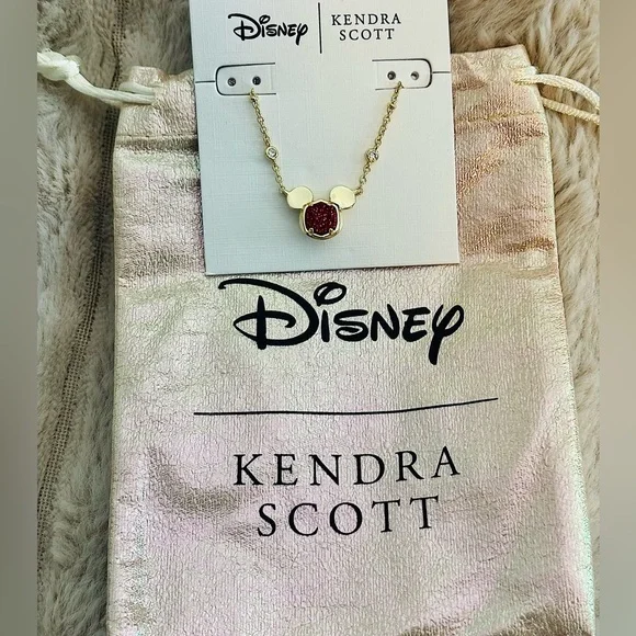 Disney | Kendra Scott Gold Mickey Mouse Short Pendant - Picture 6 of 6